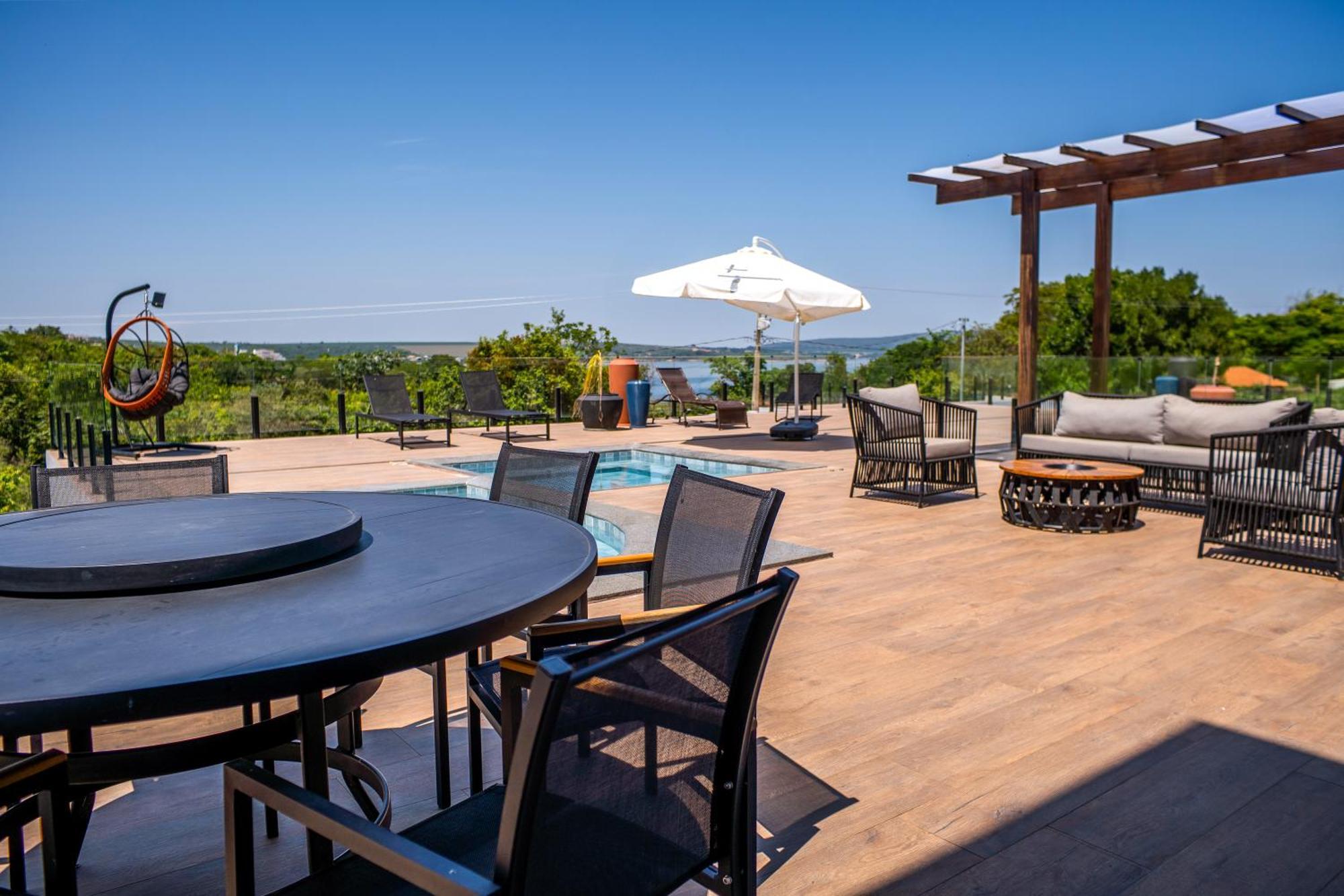 Pousada Com Piscina, Jacuzzi E Com Vista Em Capitolio - Casa Decore Ngoại thất bức ảnh
